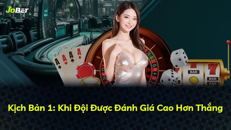 Kịch Bản 1: Khi Đội Được Đánh Giá Cao Hơn Thắng