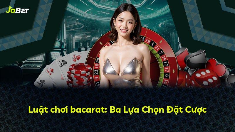 Luật chơi bacarat: Ba Lựa Chọn Đặt Cược
