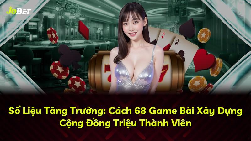 Số Liệu Tăng Trưởng: Cách 68 Game Bài Xây Dựng Cộng Đồng Triệu Thành Viên